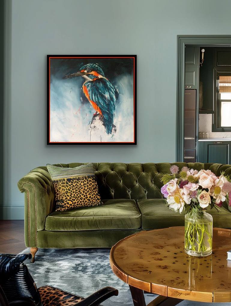Original Abstract Animal Painting by Kate Rose