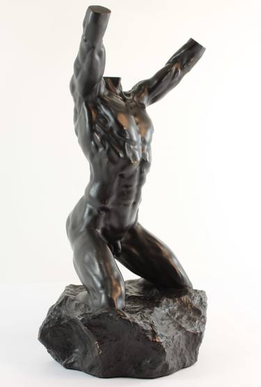 Original Figurative Nude Sculpture by Michael Craig