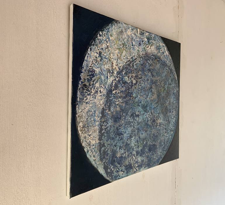 Original Modern Outer Space Painting by Norma Trimborn