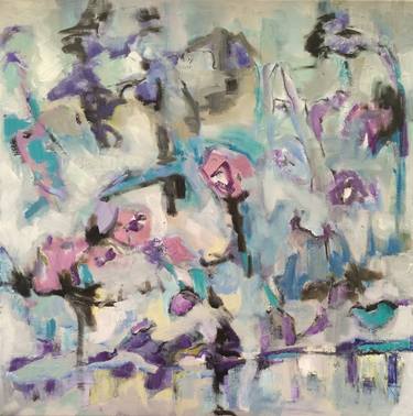 Original Abstract Expressionism Abstract Paintings by Norma Trimborn