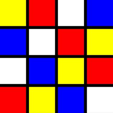 Mondrian Sudoku No.1 thumb