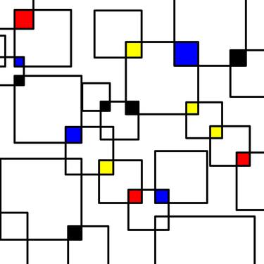 Selfsimilar Mondrian Squares No.1 thumb