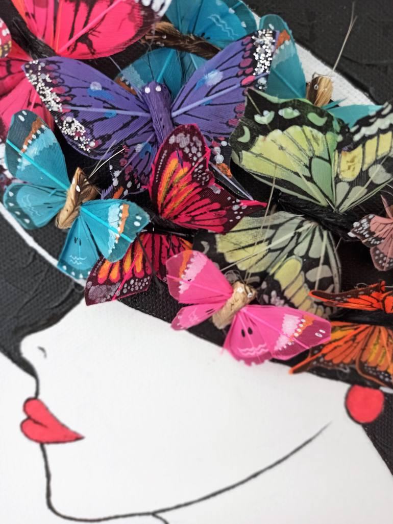 Original Art Deco Women Collage by Amelia Hernandez