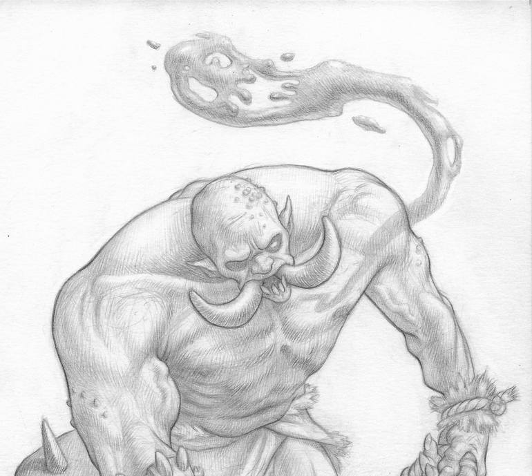 Original Realism Fantasy Drawing by Samuele Franceschi