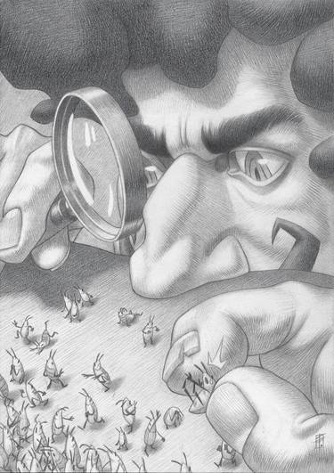 Original Illustration Cartoon Drawing by Samuele Franceschi