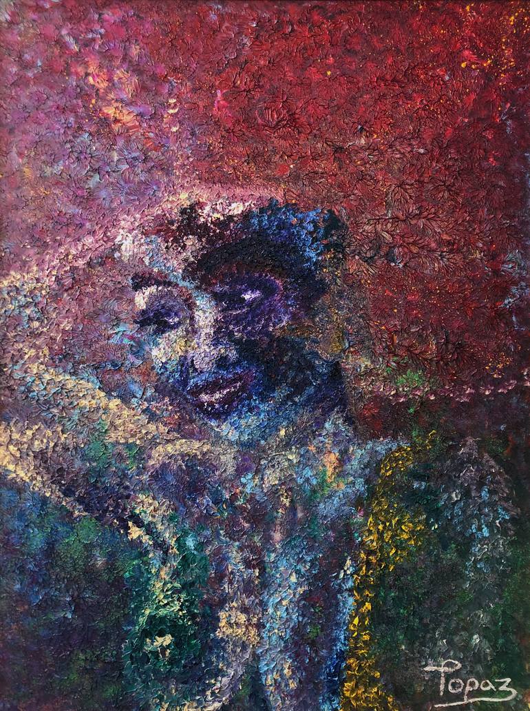 Original Figurative Abstract Painting by Topaz Peretz