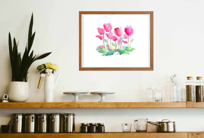 Original Floral Painting by Katja Artsy