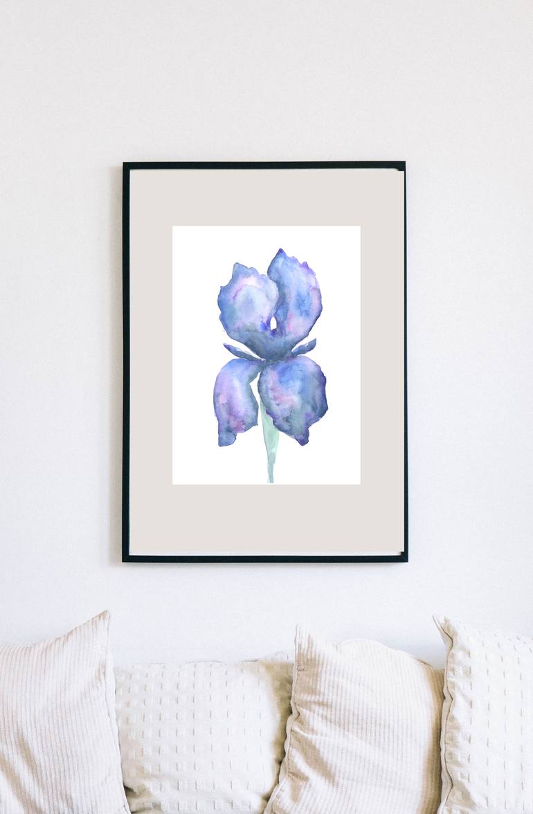 Original Expressionism Floral Painting by Katja Artsy