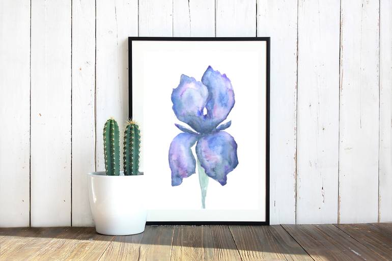 Original Expressionism Floral Painting by Katja Artsy