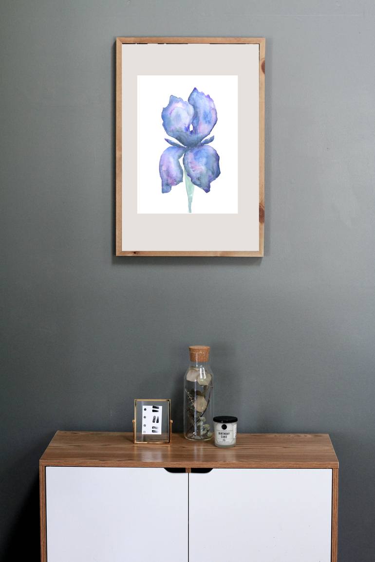 Original Expressionism Floral Painting by Katja Artsy