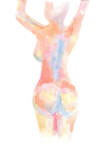 Naked woman watercolour thumb