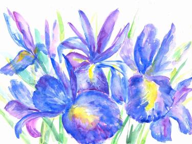 Iris watercolour thumb