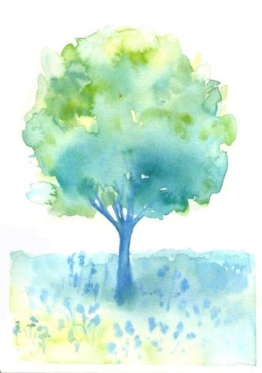 Original Tree Paintings by Katja Artsy