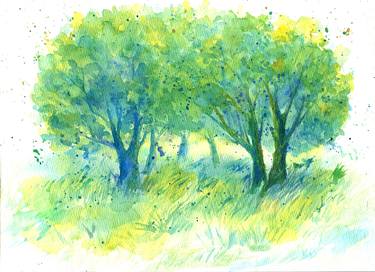 Original Tree Paintings by Katja Artsy