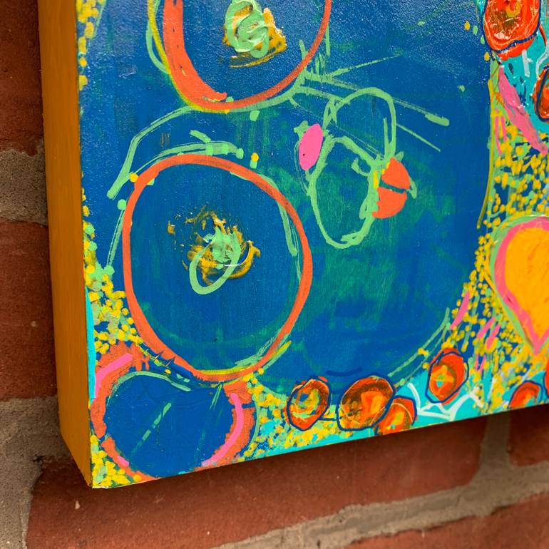 Original Abstract Expressionism Abstract Painting by Sbrizzi Xo