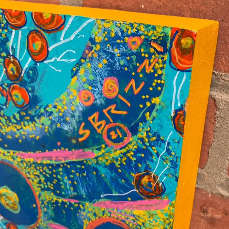Original Abstract Expressionism Abstract Painting by Sbrizzi Xo