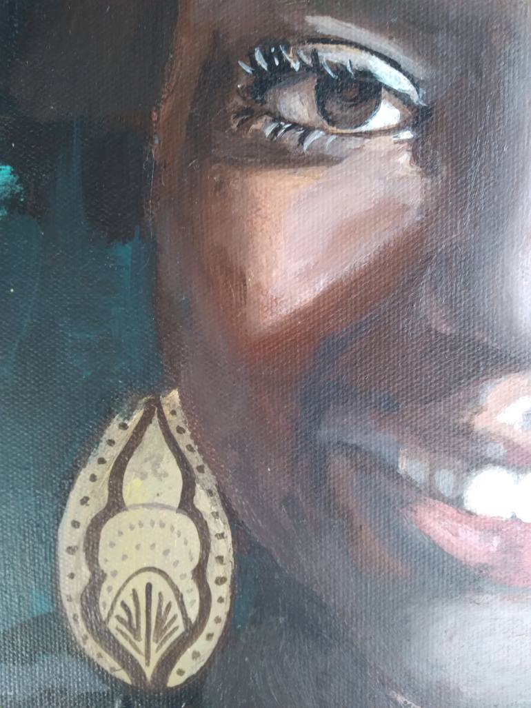 Original Portraiture People Painting by Marli Naidoo