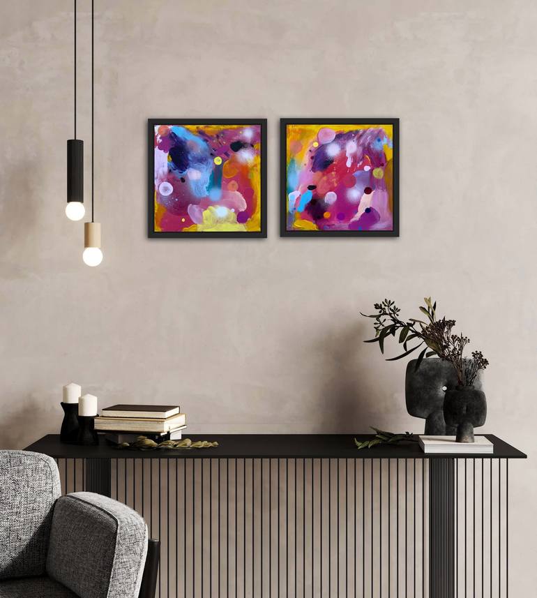 Original Abstract Painting by Beatrice Dina