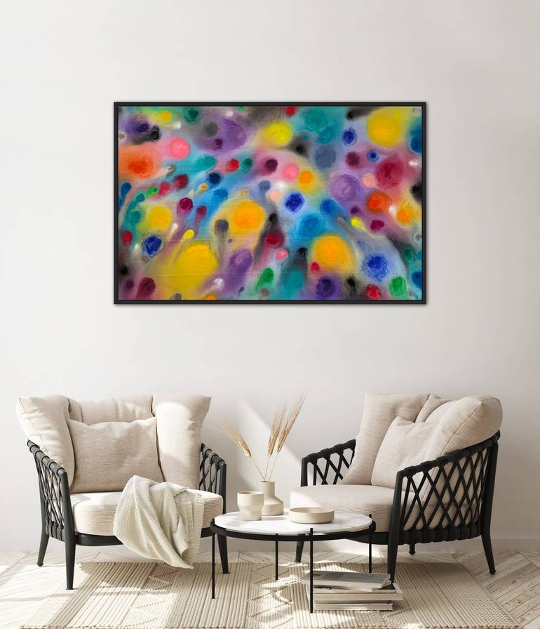 Original Abstract Expressionism Abstract Painting by Beatrice Dina