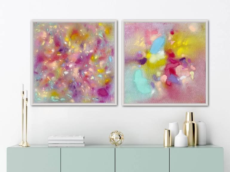 Original Abstract Painting by Beatrice Dina