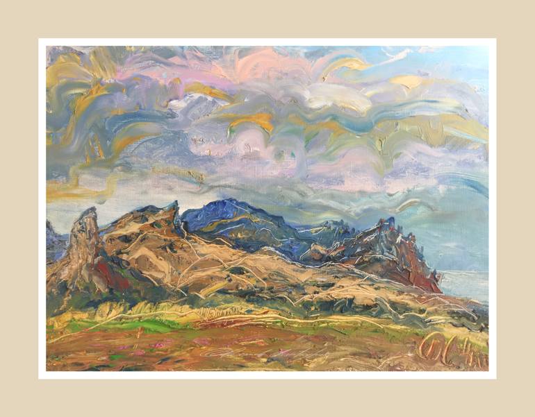 Original Contemporary Landscape Painting by Oleksandr Desiatnychuk