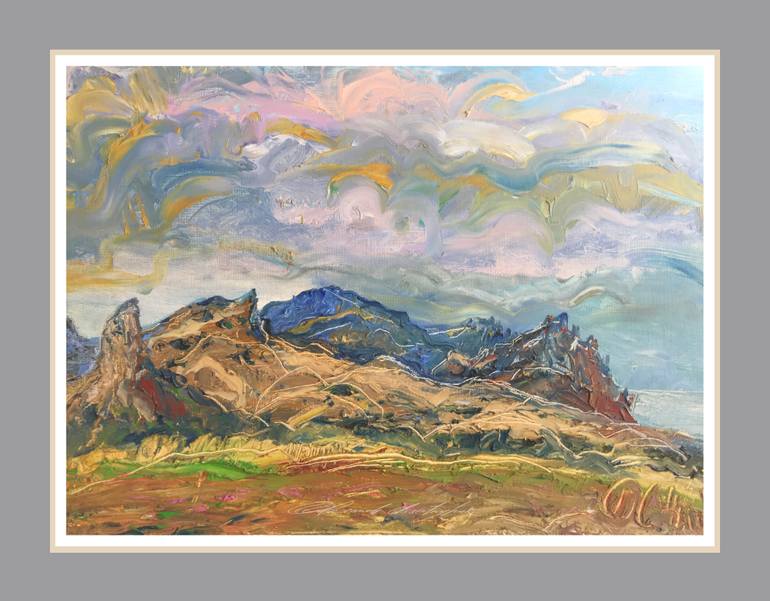 Original Contemporary Landscape Painting by Oleksandr Desiatnychuk