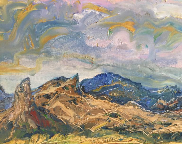 Original Contemporary Landscape Painting by Oleksandr Desiatnychuk