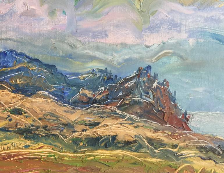 Original Contemporary Landscape Painting by Oleksandr Desiatnychuk