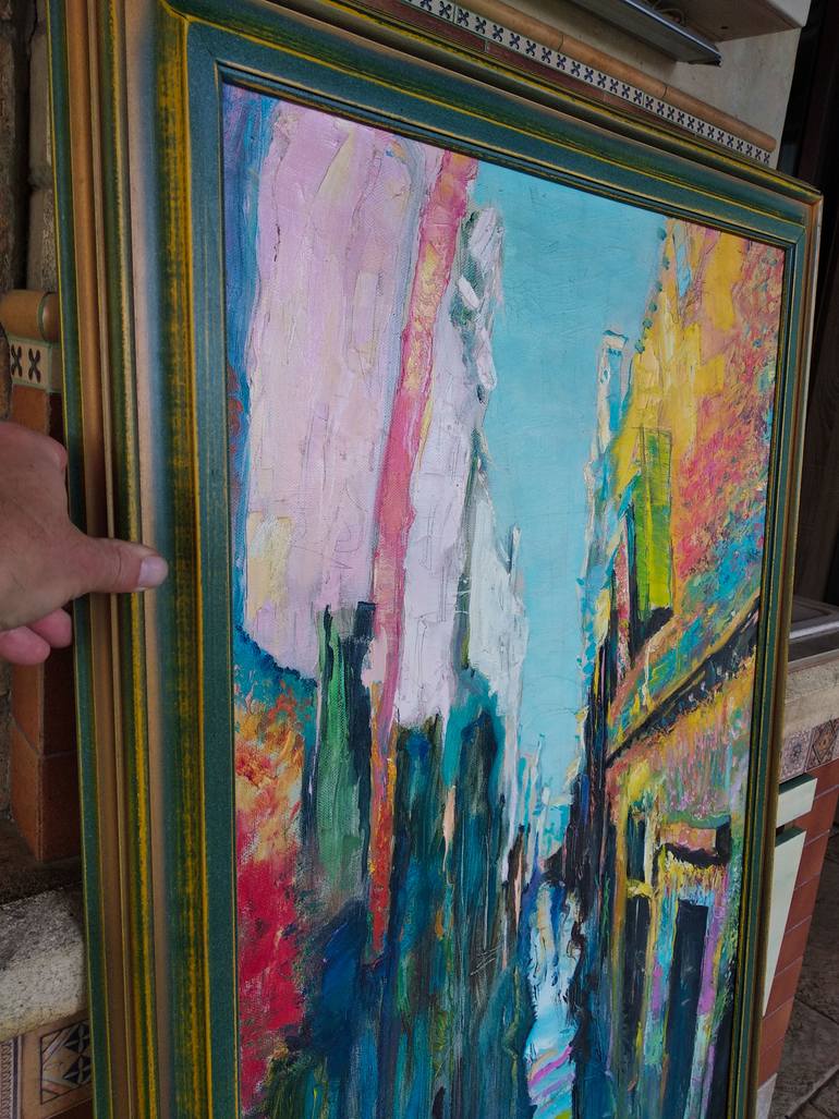 Original Conceptual Landscape Painting by Oleksandr Desiatnychuk