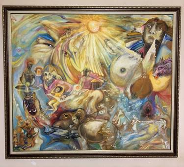 Original Fine Art Religion Painting by Gohar Karamyan