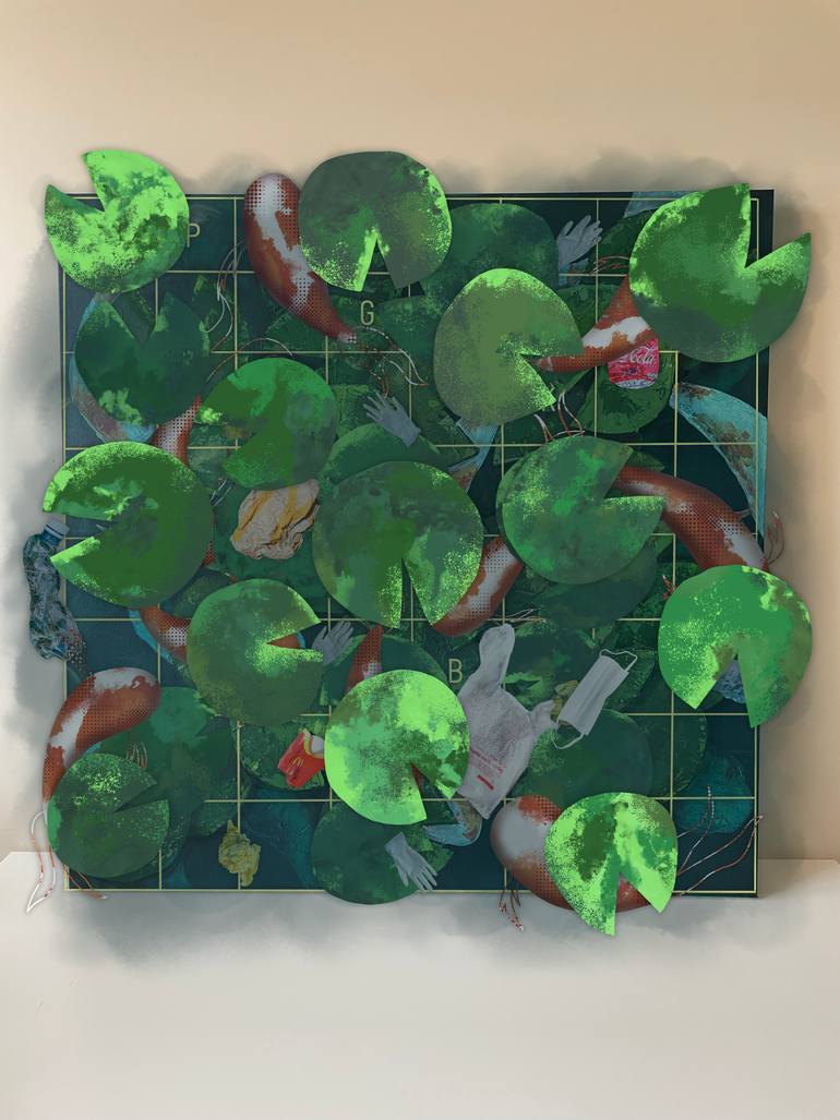 Original Contemporary Nature Mixed Media by Kelsie Saison
