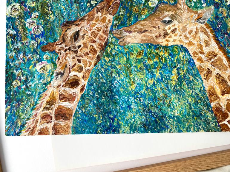 Original Abstract Animal Painting by Adaline Ha