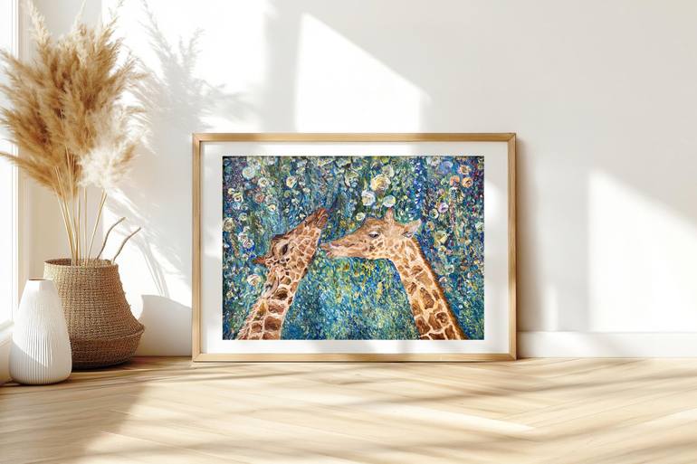 Original Abstract Animal Painting by Adaline Ha