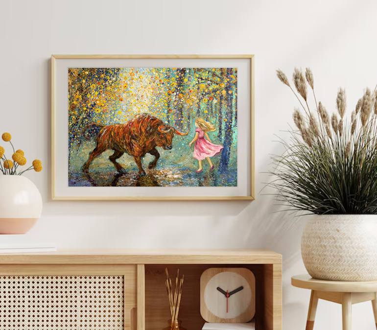 Original Abstract Expressionism Abstract Painting by Viola Khue