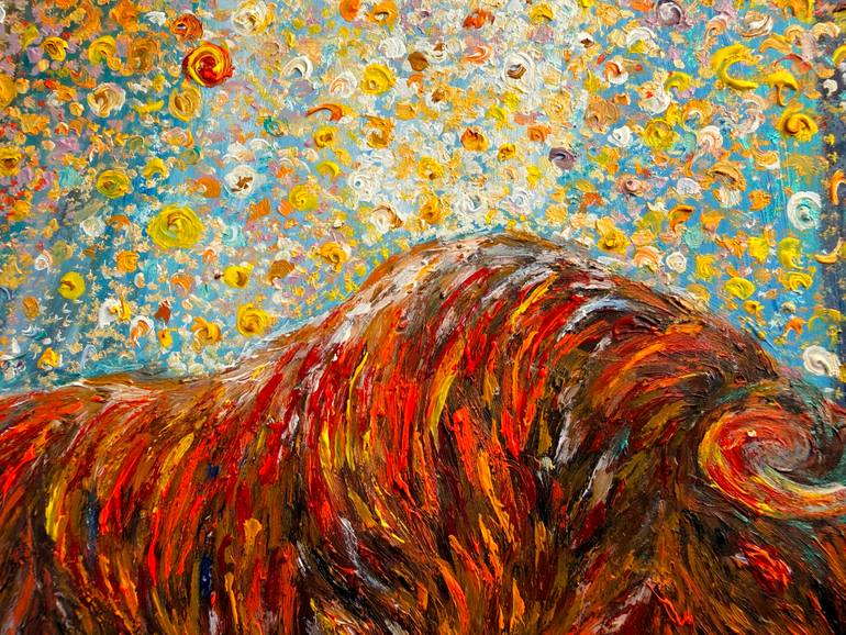 Original Abstract Expressionism Abstract Painting by Viola Khue