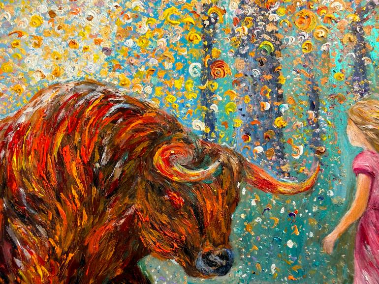 Original Abstract Expressionism Abstract Painting by Viola Khue