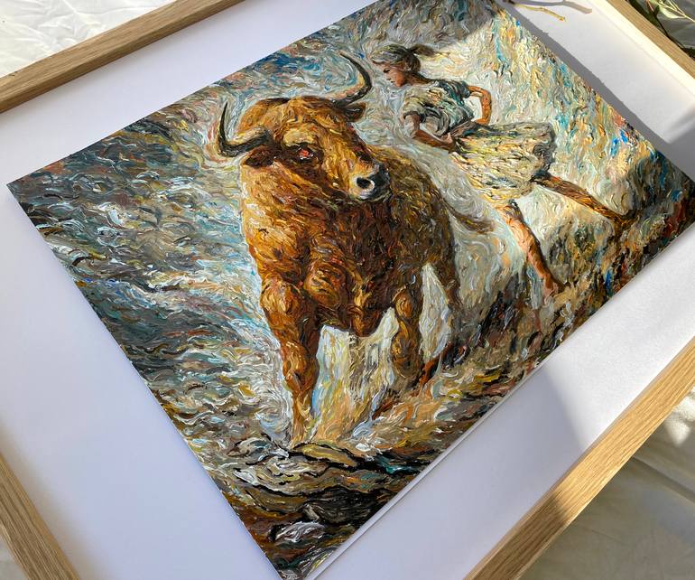 Original Abstract Expressionism Abstract Painting by Adaline Ha