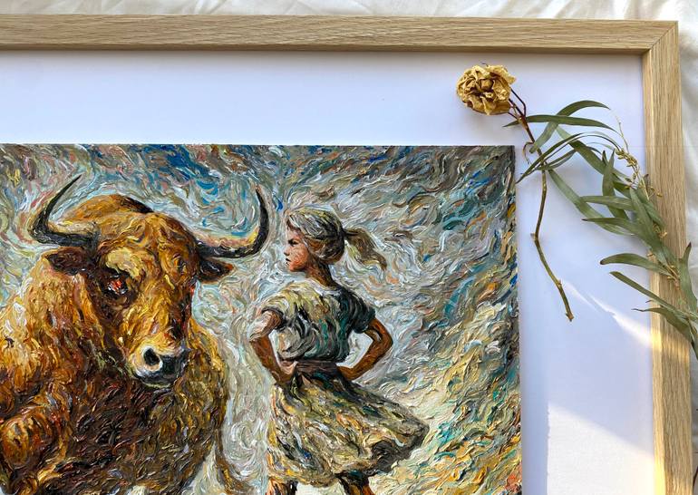 Original Abstract Expressionism Abstract Painting by Adaline Ha