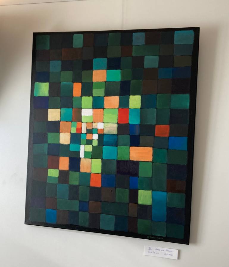 Original Abstract Painting by Christel Desmoinaux