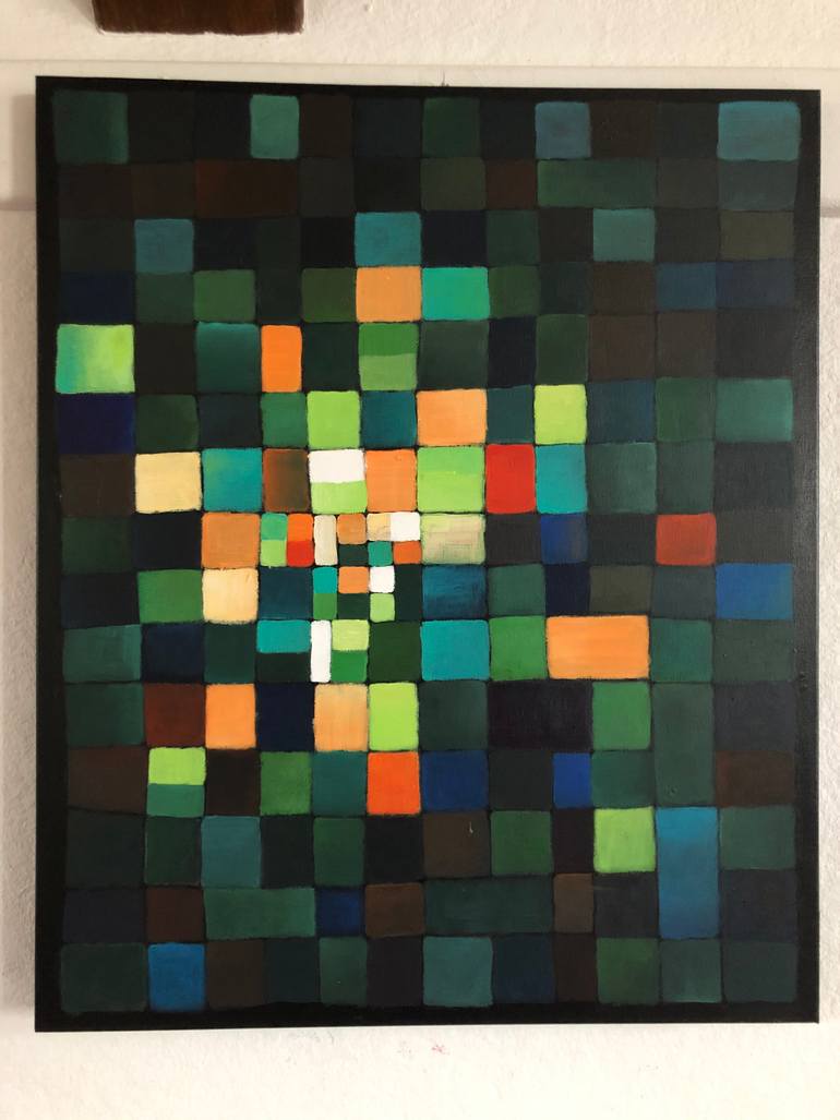 Original Abstract Painting by Christel Desmoinaux