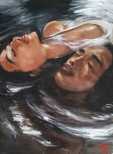 Original Impressionism Erotic Paintings by Cain Pinto