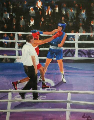 Original Realism Sports Paintings by Cain Pinto