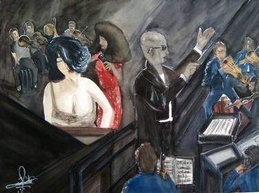 Print of Impressionism Music Paintings by Cain Pinto