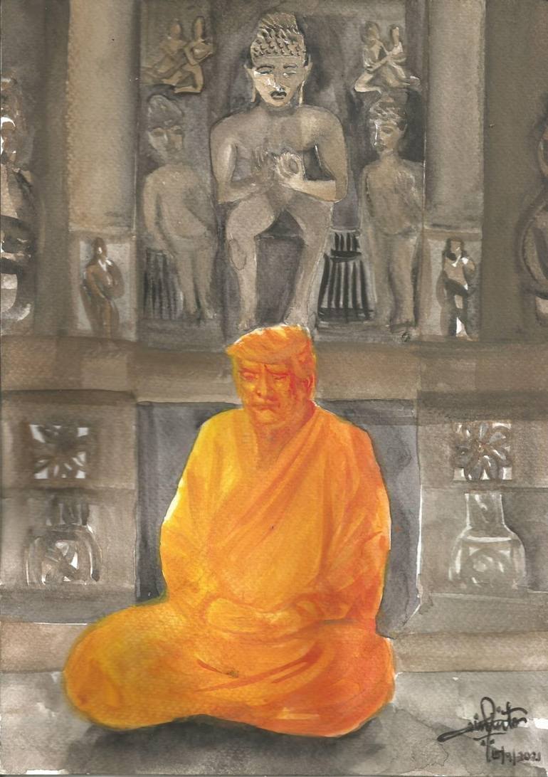 Original Contemporary Political Paintings by Cain Pinto
