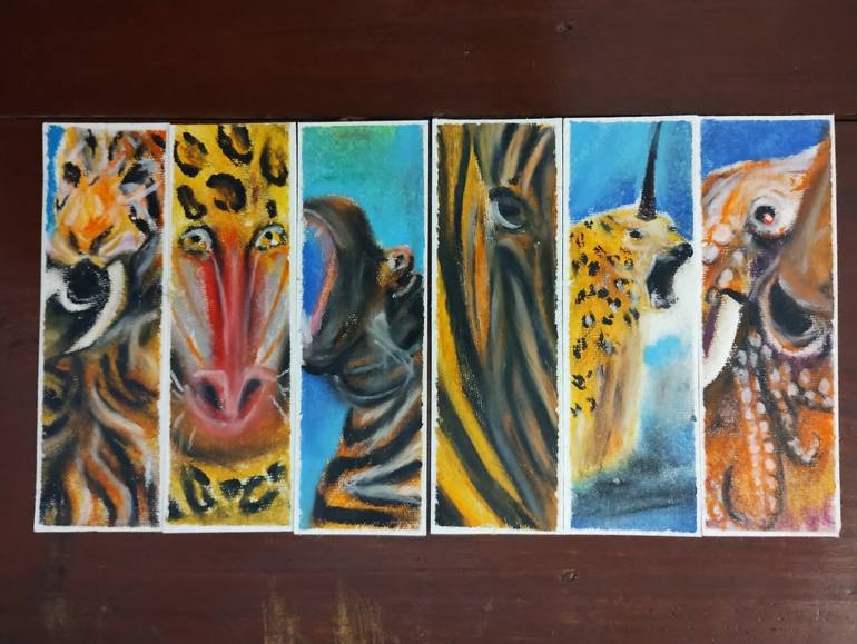 Original Conceptual Animal Painting by Cain Pinto