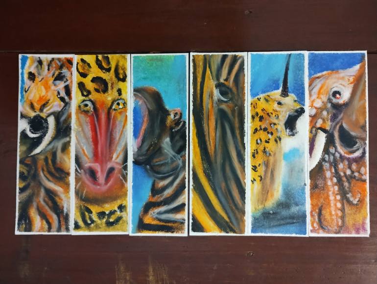 Original Animal Painting by Cain Pinto