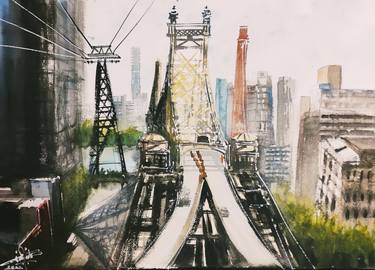 Original Architecture Paintings by Cain Pinto