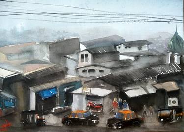 Original Modern Architecture Paintings by Cain Pinto