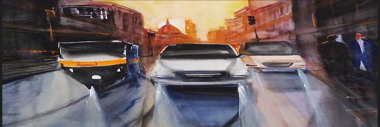 Original Contemporary Landscape Painting by Cain Pinto