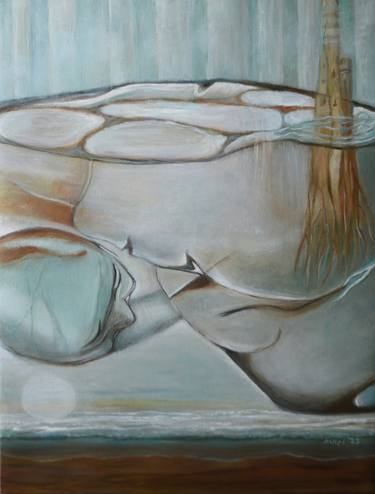 Original Surrealism Seascape Paintings by MARIA MARKETOU